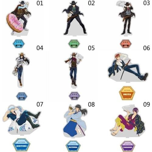 Anime GinTama Desktop Stand Decoration GinTama Sakata Gintoki Japanese Anime Acrylic Stand Action Figure Stand Ornament Gift