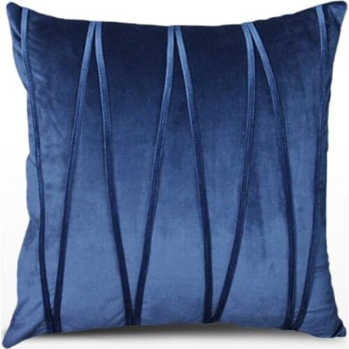 1Pcs 45*45CM Velvet Hugging Pillowcase Modern Simple Hugging Pillowcase Home Supplies Sofa Throw Pillow Pure Color Holland