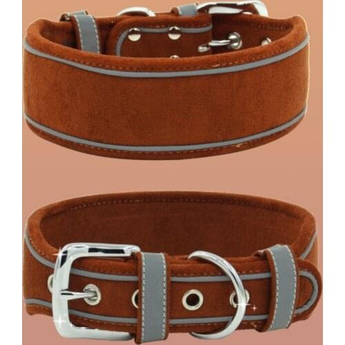 Dog Collar Large Soft Padded Pet Dog Collars Perro For Medium Large Dogs Pitbull German Shepherd Bulldog #2