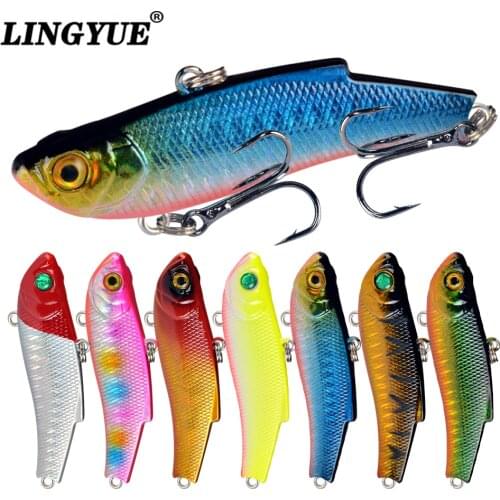 1PCS Hard VIB Fishing Lures 7 Colors Available Artificial Crankbait Jerkbait Wobblers Plastic Fishing Tackle 7cm/18.4g Fake Bait