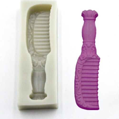 1 PCS Comb chocolate liquid silicone mold cake fondant silicone chocolate mold biscuit cake decoration mold