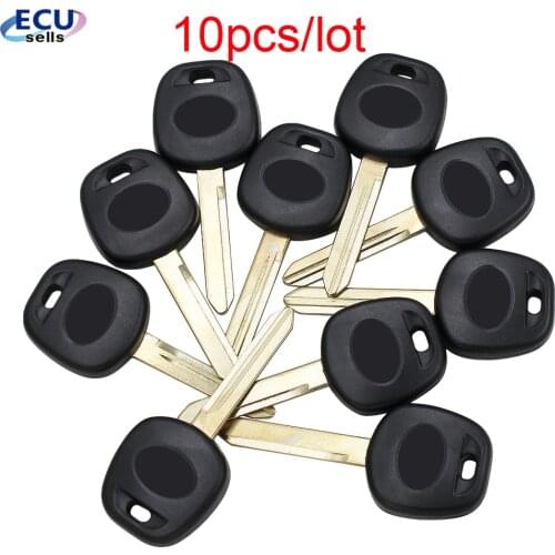 10pcs X Transponder Key Fob Ignition Shell Case for TOYOTA Camry Avalon Uncut TOY47 Blade