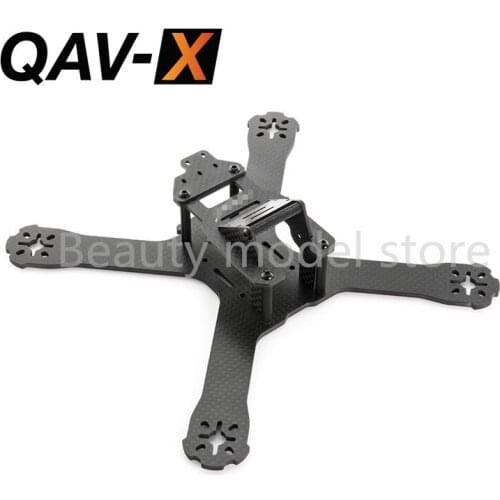 2016 newest DIY mini drone FPV QAV-X 214mm cross racing quadcopter QAV-R 210 pure carbon fiber frame