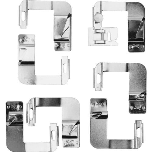 7pcs/Set Rolled Hemmer Presser Foot Feet Kit for Brother Singer Sewing Machine Sewing Machines Foot Tool