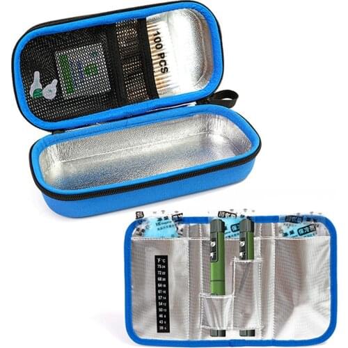 EVA Insulin Pen Case Cooling Storage Protector Bag Medical Cooler Travel Pocket Packs Pouch Drug Freezer Box For Diabetes People