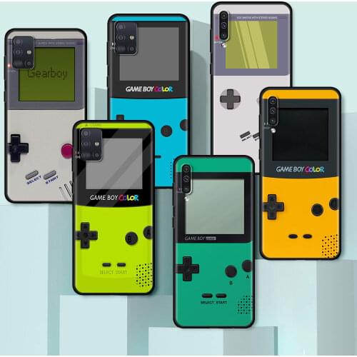 Retro Video Gameboy Cover for Samsung Galaxy A50 A10 A70 A20e A30 A40 A20s A10s A10e A80 A90 A51 5G TPU Cell Phone Case Coque