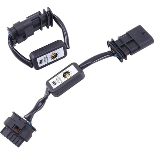 Black Dynamic Turn Signal Indicator LED Taillight Add-On Module Cable Wire Harness For BMW 4 Series F32 F33 F36 F83 M4 LCI 2 PCS