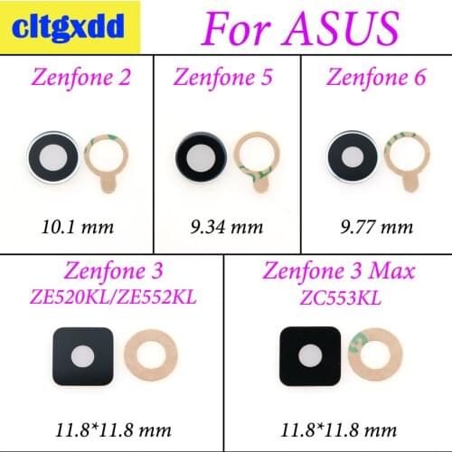 Cltgxdd For Asus Zenfone 2 5 6 Zenfone 3 ZE520KL / Zenfone 3 Max ZC553KL Rear Camera Glass Lens cover