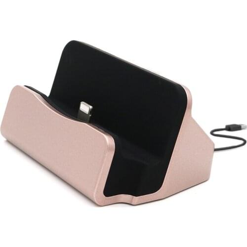 For iPhone X 6 7 8 USB Cable Sync Cradle Charger Base For Xiaomi Android Type C Samsung Stand Holder Charging Base Dock Station