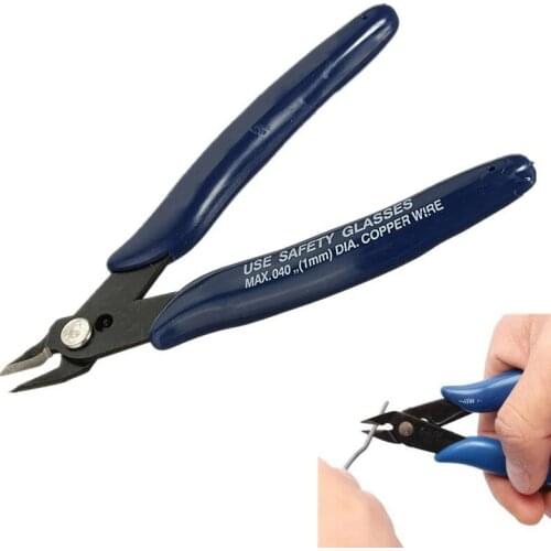 Spot welding 18650 Battery Electrical Cutting Plier Wire Cable Cutter Side Snips Flush Pliers Tool