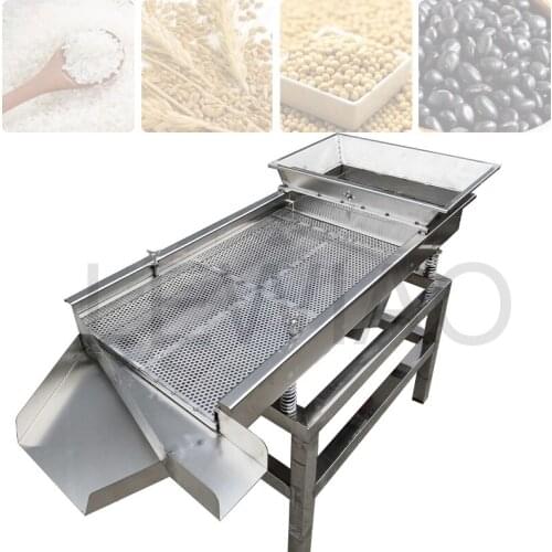 Electric Grain Screening Machine Corn Soybean Wheat Rice Rapeseed Peanut Screener Vibration Separation Cleaner