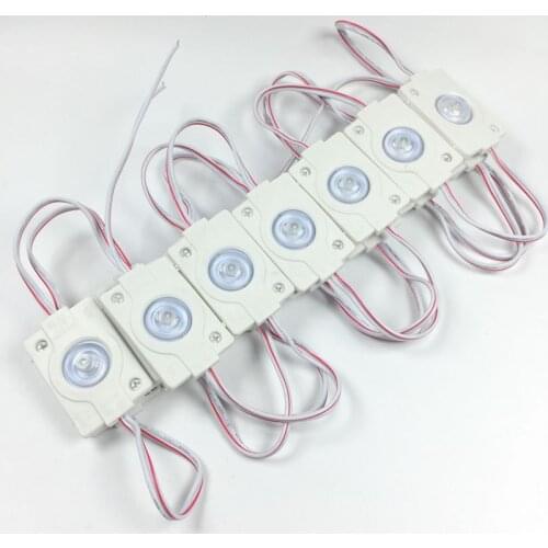 IP67 2835 Injection LED Module Lens LED Module 12V 160 Angle Energy Saving LED Module 500pcs Red/Blue/Green/Yellow/White