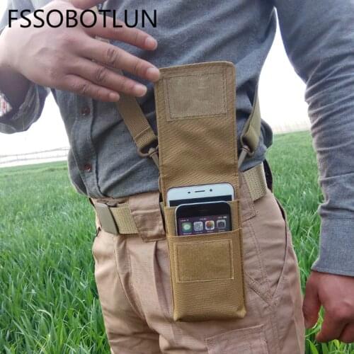 FSSOBOTLUN,For iPhone 11 Pro Max/XS MAX Belt Waist Tactical Pockets For iPhone 8 7 6 Plus Military Fanny Pack Outdoor Phone Case