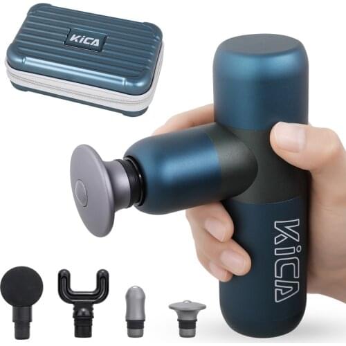 Mini High frequency Massage gun muscle relaxation Metal material Electric massager relax body with portable box KiCA K2