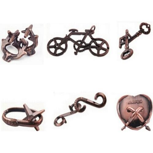 Classic Metal Puzzle Puzzle IQ Mind Brain Teaser Puzzles Game for Adults and Children