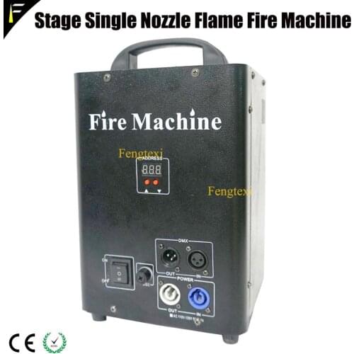 Compact Safety Ignition Flame Fire Machine DMX512 Control 3.5m (10ft) Height Flames Spout Fountain with Safe Channel