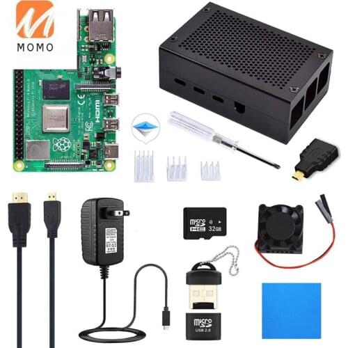 Raspberry Pi 4 Starter Kit (4G RAM) with Aluminum Alloy Case and SD Card raspberry pi 4 2GB/4GB