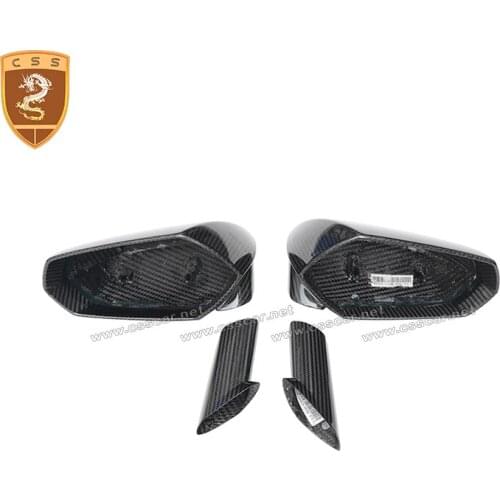 CSSYL Full Carbon Fiber Mirror Cover For Aventador LP700 Car Decoration Side Rearview Mirror Shell Replacement LP700 2011-2016