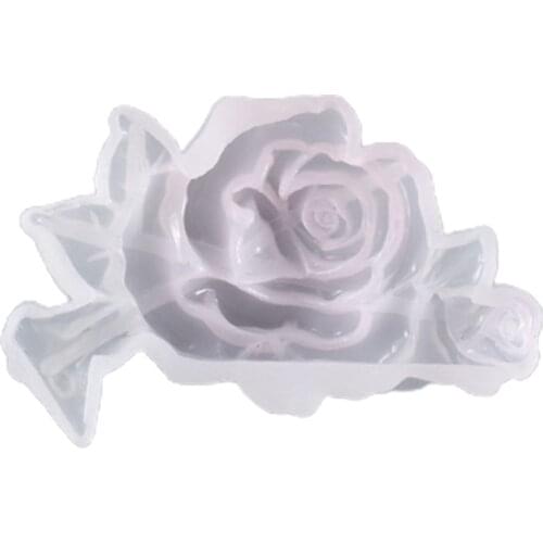 Crystal Epoxy Resin Mold DIY Crafts Making Tool Rose flower Ornaments Decorations Silicone Mould