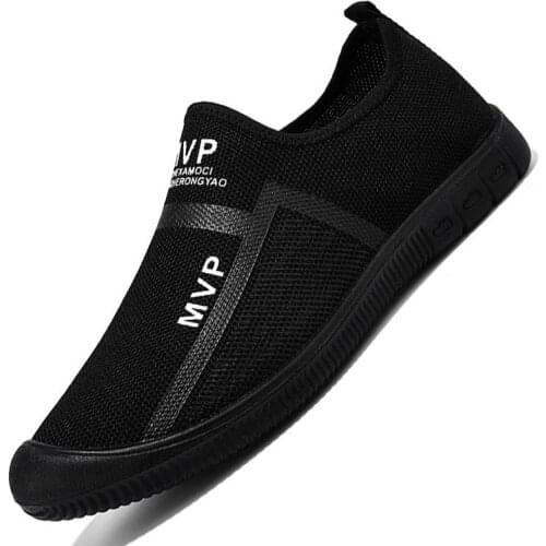 Lightweight Slip on Sneakers Men Sports Tennis for Men Sport Shoes Men Running Shoes Husband Black Basket Sneackers Gym GMB-1927