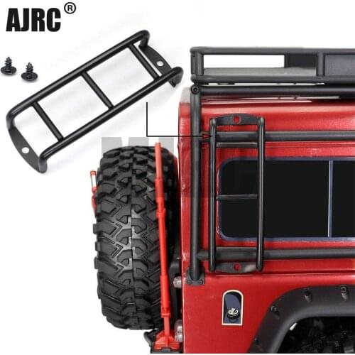 MJRC 1PCS Straight/Curved Metal Black Ladder Stairs for 1:10 RC Rock Crawler Traxxas TRX4 Axial SCX10 90046 RC4WD D90