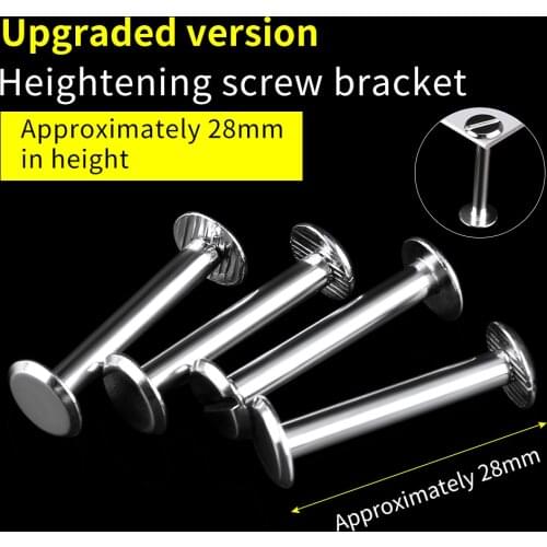 LUXIANZI 4pc Heightening Screw Bracket For Aluminum Led Remover BGA Desoldering Station PTC Fever Heating Plate Accessories