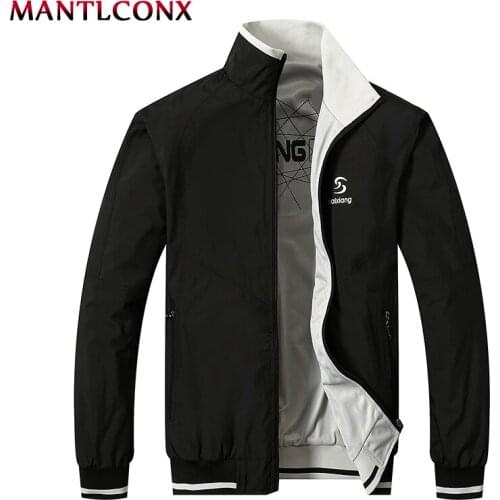 MANTLCONX 2021 Spring Autumn Mens Jacket New Casual Men Jacket Coat Outdoor Windbreak Outwear Mens Clothing Plus Size 5XL 6XL