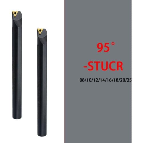 Lathe Bar Cutting Tools Set S08K S10K S12M S14N S16Q S20R S25S STUCR11 STUCR09 STUCR16 STUCR CNC Lathe Inner Hole Turning Tools