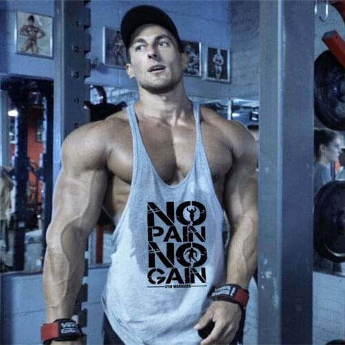 Prowow 2021 Summer Bodybuilding Stringer Tank Tops Mens Sportwear Vest Men Gyms Clothing Sleeveless Shirts Muscle Singlets