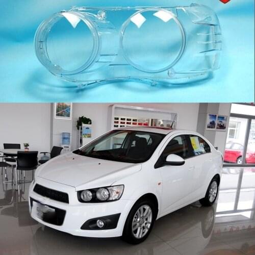 For Chevrolet AVEO headlight cover 2011 2012 2013 AVEO glass transparent headlight shell lampshade