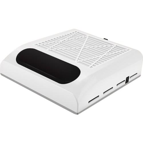 80W Strong Vacuum Nail Suction Dust Collector With Big Power Fan Vacuum Cleaner With Filter Manicure Machine Nail Art Equipment