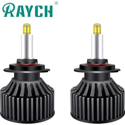 Raych 3D 360 degree 6 Sides Canbus LED Car Headlight Car Bulb Ice Lamp for Car H1 H3 H7 H8 H9 H11 HB3 HB4 H27 9012 White 4300Lm