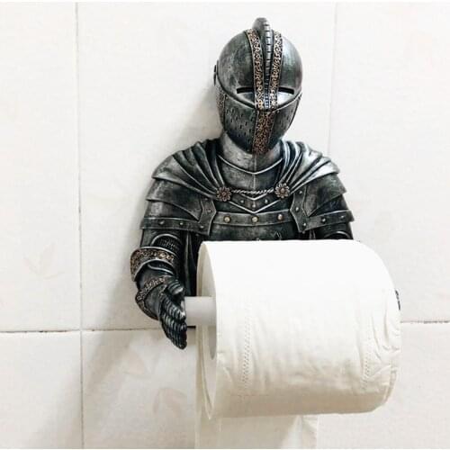 A Knight to Remember Gothic Bath Tissue Holder Bathroom Toilet Paper Holder HY99