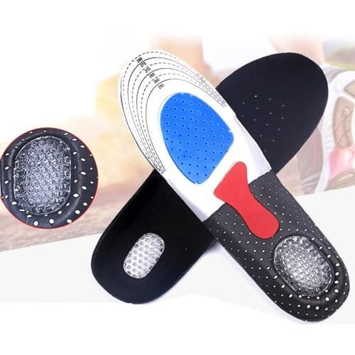 Free Size Unisex Orthotic Arch Support Sport Shoe Pad Sport Running Gel Insoles Insert Cushion for Men Women Foot Care Hot New