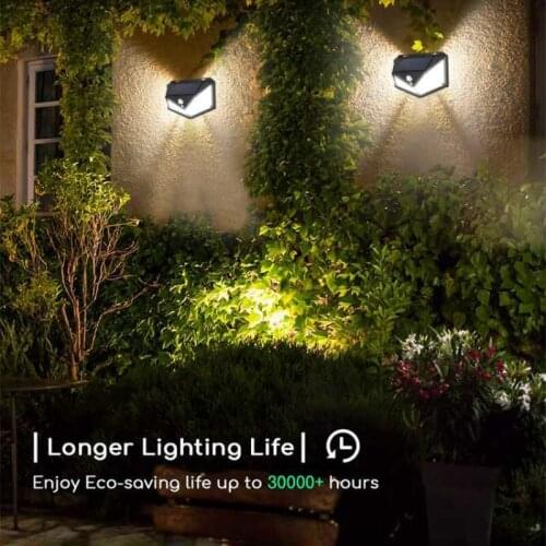 LED Solar Light Outdoor Solar Lamp With Motion Sensor For Garden Decoration Outdoor Solar Light Outdoors For Garden Decoration