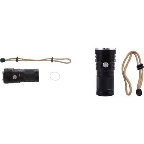 Outdoor 72000Lums High Powerful LED Flashlight T6 LED Torch Flash Light Waterproof Searchlight Lamp