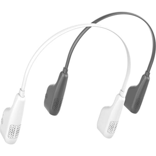 USB Rechargeable Neckband Neck Hanging Cooling Mini Fan Personal -in Battery