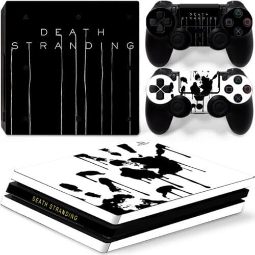 GAMEGENIXX Skin Sticker Death Protective Vinyl Wrap Cover Full Set for PS4 Pro Console and 2 Controllers