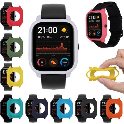 Protective Case For Xiaomi Huami Amazfit GTS Watch Slim Screen Silicone Protective Shell Scratch-resistant Cover