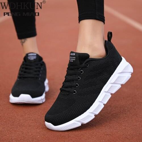 2021 New Arrival Sneakers Womens Mixed Colors Air Mesh Flat Casual Shoes Woman Designer Black Breathable Spring Trendy Fashion