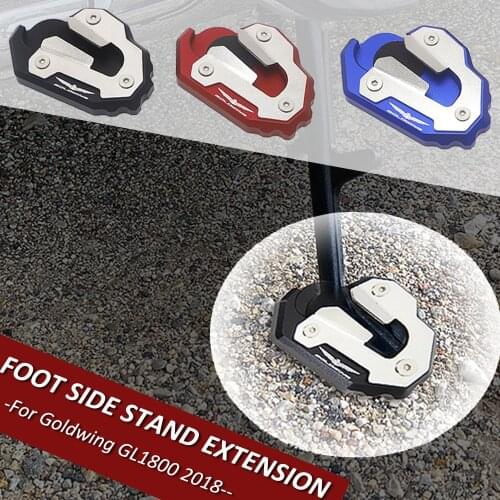 Gold Wing GL 1800 Motorcycle Accessories For Honda Goldwing GL1800 Kickstand Sidestand Stand Extension Enlarger Pad 2018-2021