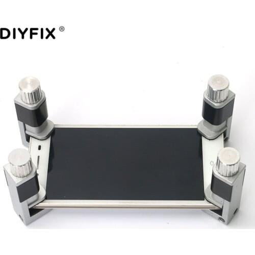 DIYFIX 4Pcs Phone Repair Tools Set Adjustable Plastic Clips Fixture LCD Screen Fastening Clamps for iPhone iPad Samsung Tablet