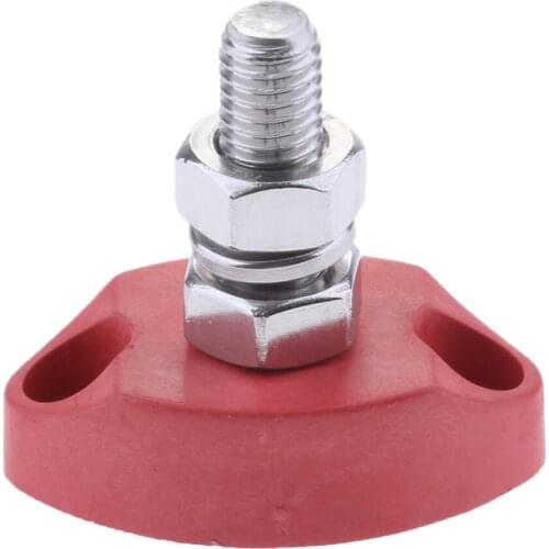 6mm Marine Grade Stainless Steel Insulated Terminal Block with Single Stud