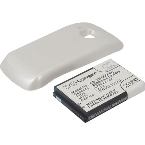 CS 2400mAh/8.88Wh battery for Samsung Galaxy Mini 2,GT-S6500,GT-S6500D,GT-S6500L,GT-S6500T EB464358VU,EB464358VUBSTD