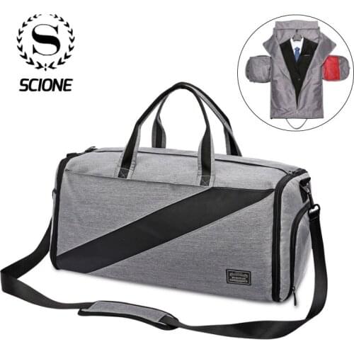New Arrived Business Travel Bag For Men Women Unisex Luggage Duffle Bag Dry Wet Separation Independent Suit Space Handbag Gift