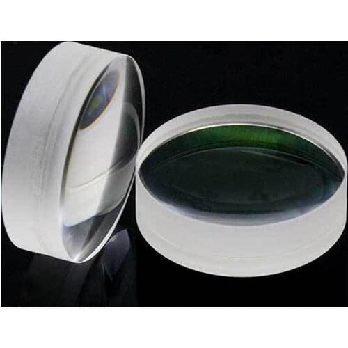 Doublet lens cemented convex for optical use with focal length 46.67 MM and coating 400~700 NM