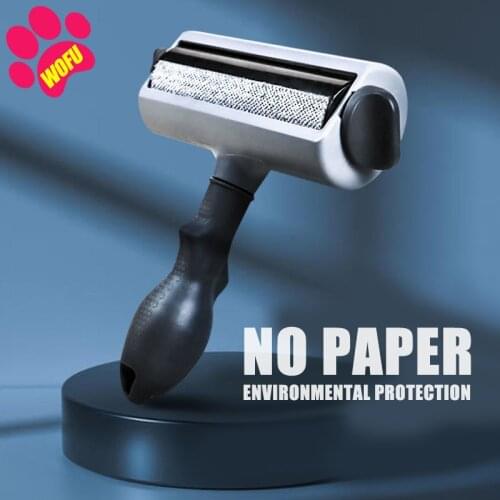 WOFUWOFU Electrostatic Dust Cleaners Brush Pet FurnitureMagic Fur Cleaning Brushes Pet Hair Lint Remover Reusable Device