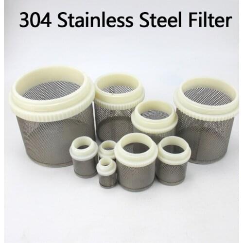 304 Stainless Steel Filter Male Thread Aquarium Filter Fish Tank Water Pump Intake Pipe Connect 1 Pcs 1 Pcs