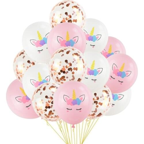 12 inch Unicorn Party Unicorn Balloon Latex Baloon Decoration Happy Birthday Decoration Balloons Kids Unicorn Birthday