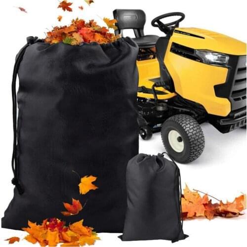 1pcs Tractor Leaf Storage Bag Black Oxford Cloth Material Is Not Easy To Break Outdoor Sweeping Machine Storage Bag Garbage Bag